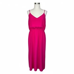 Universal Threads Fuchsia Pink Sleeveless Tank Maxi Dress, Size XXL New